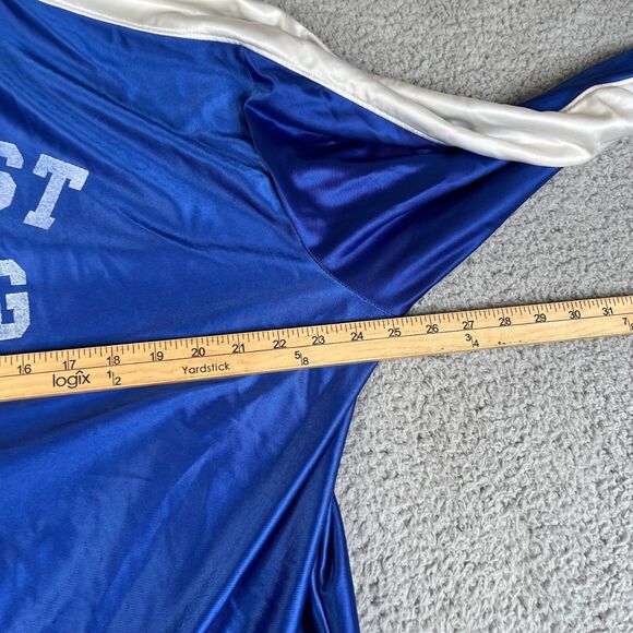 Everlast Boxing Track Jacket Mens Large Blue Full Zip Long Sleeve Pockets Y2K - Picture 12 of 15